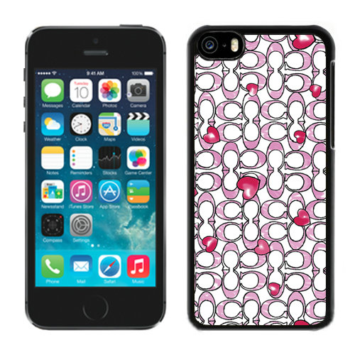 Coach Love Logo Pink iPhone 5C Cases DQQ | Women - Click Image to Close